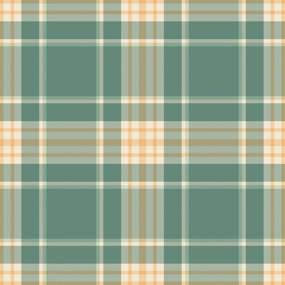 Plaid seamless pattern in green. Check fabric texture. textile print. vector