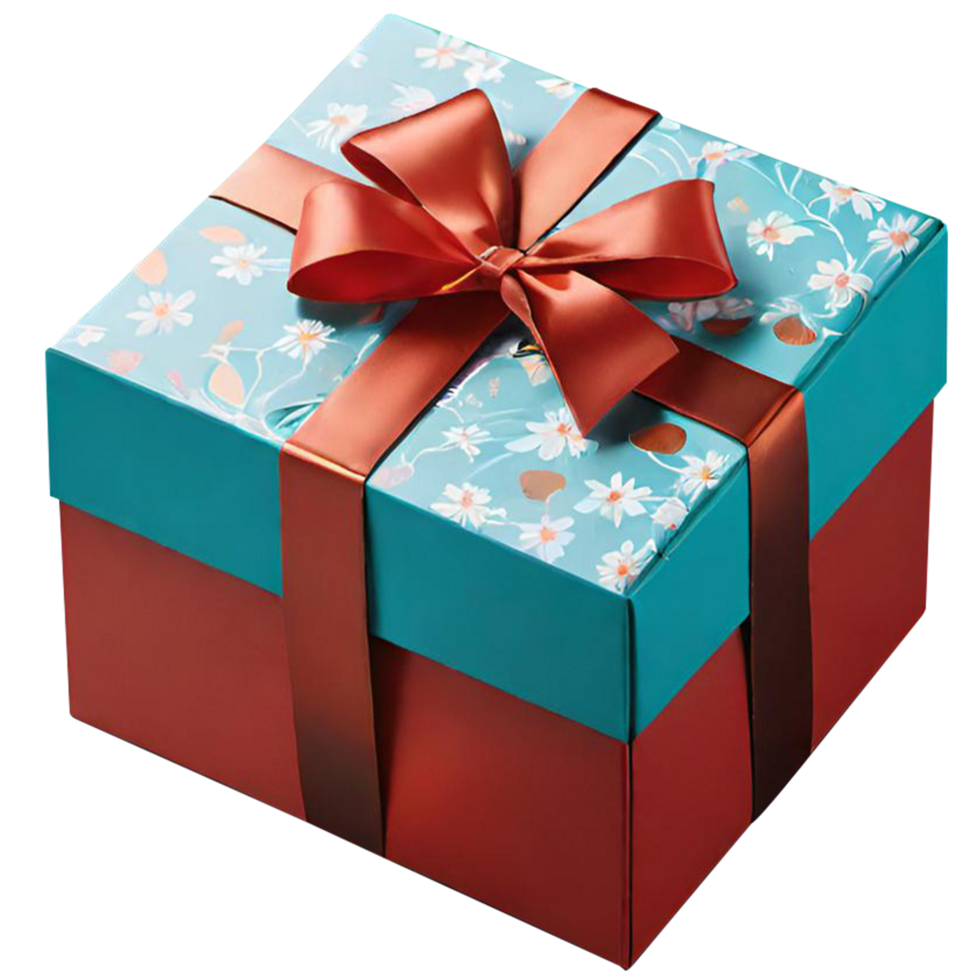 Luxury pattern gift box png