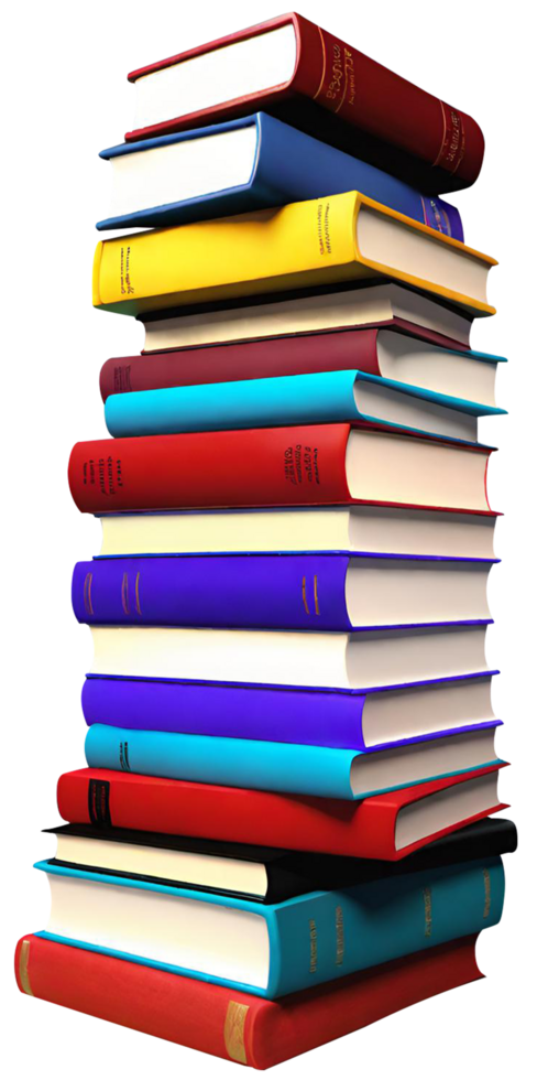 Stack of books png
