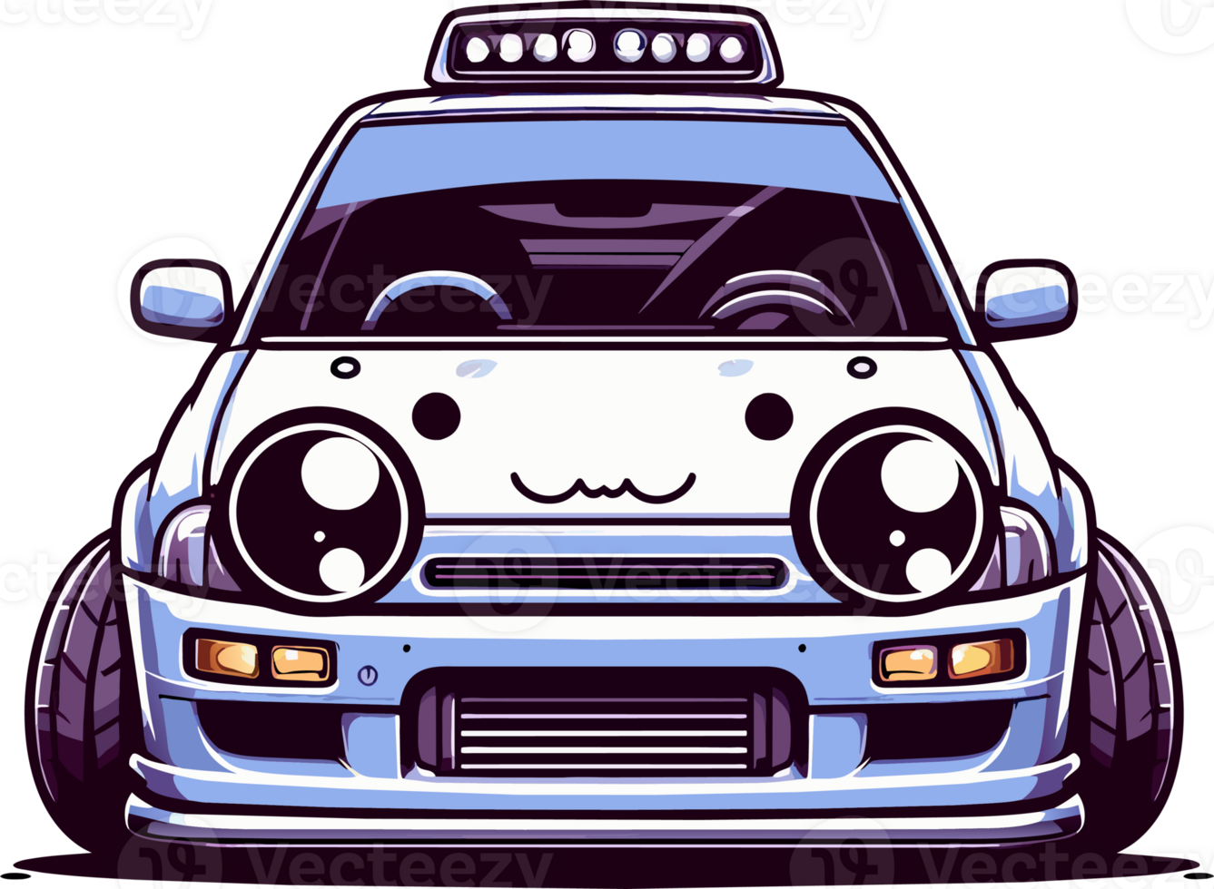 Cartoon cute car png