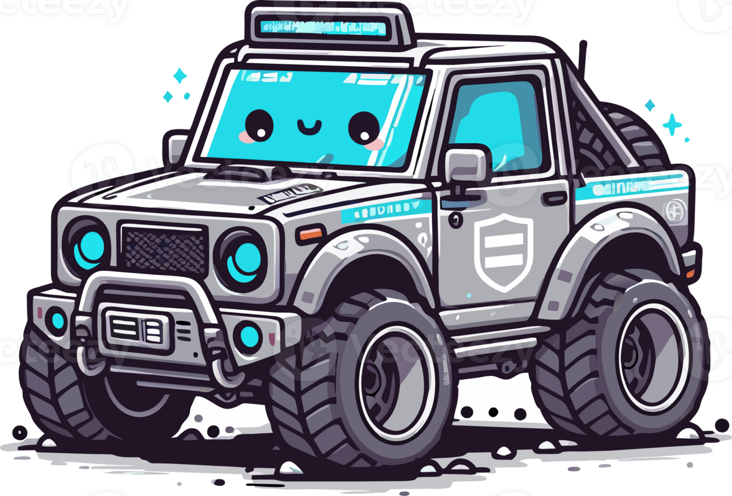 Cartoon cute car png