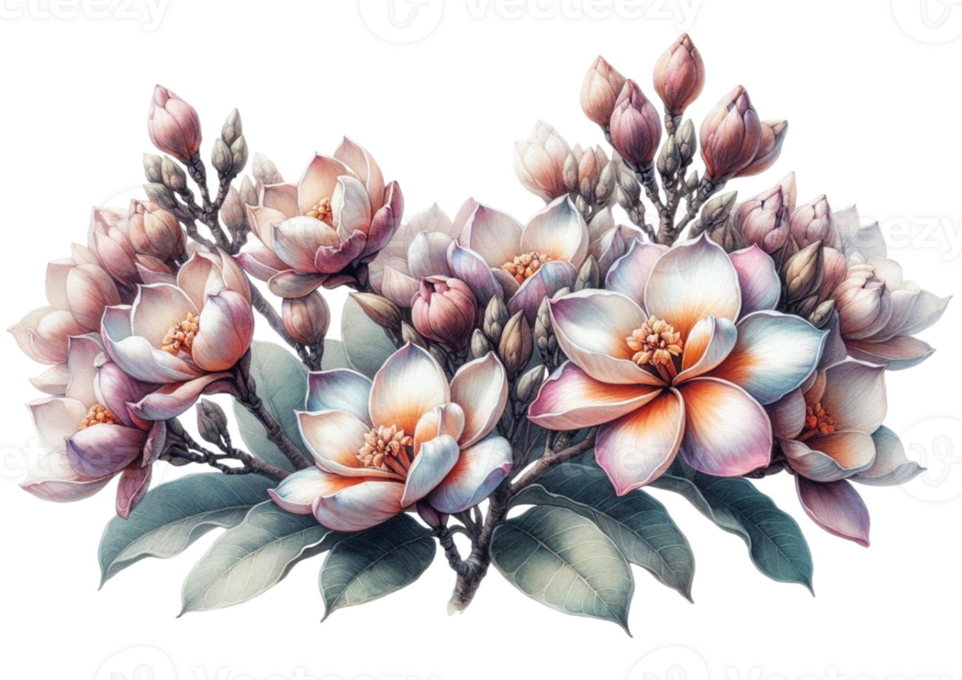 aigenerated a flowers frangipani png