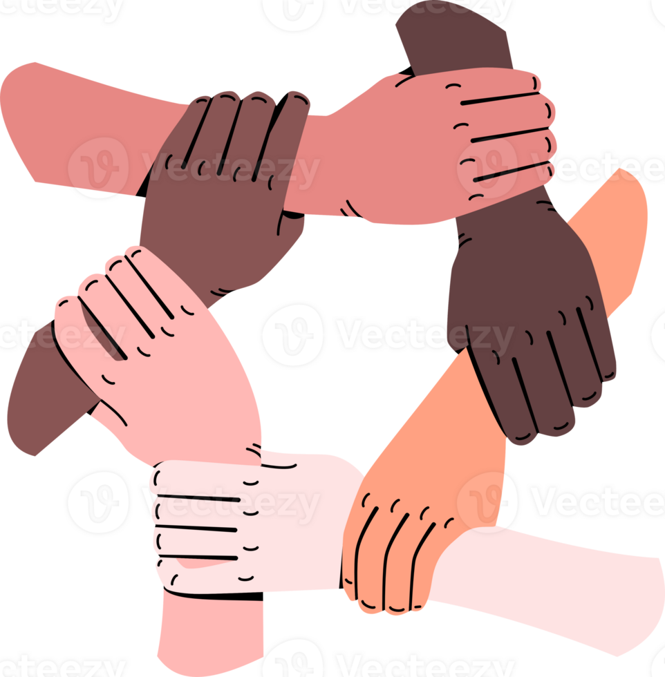 Hands Unity Illustration png