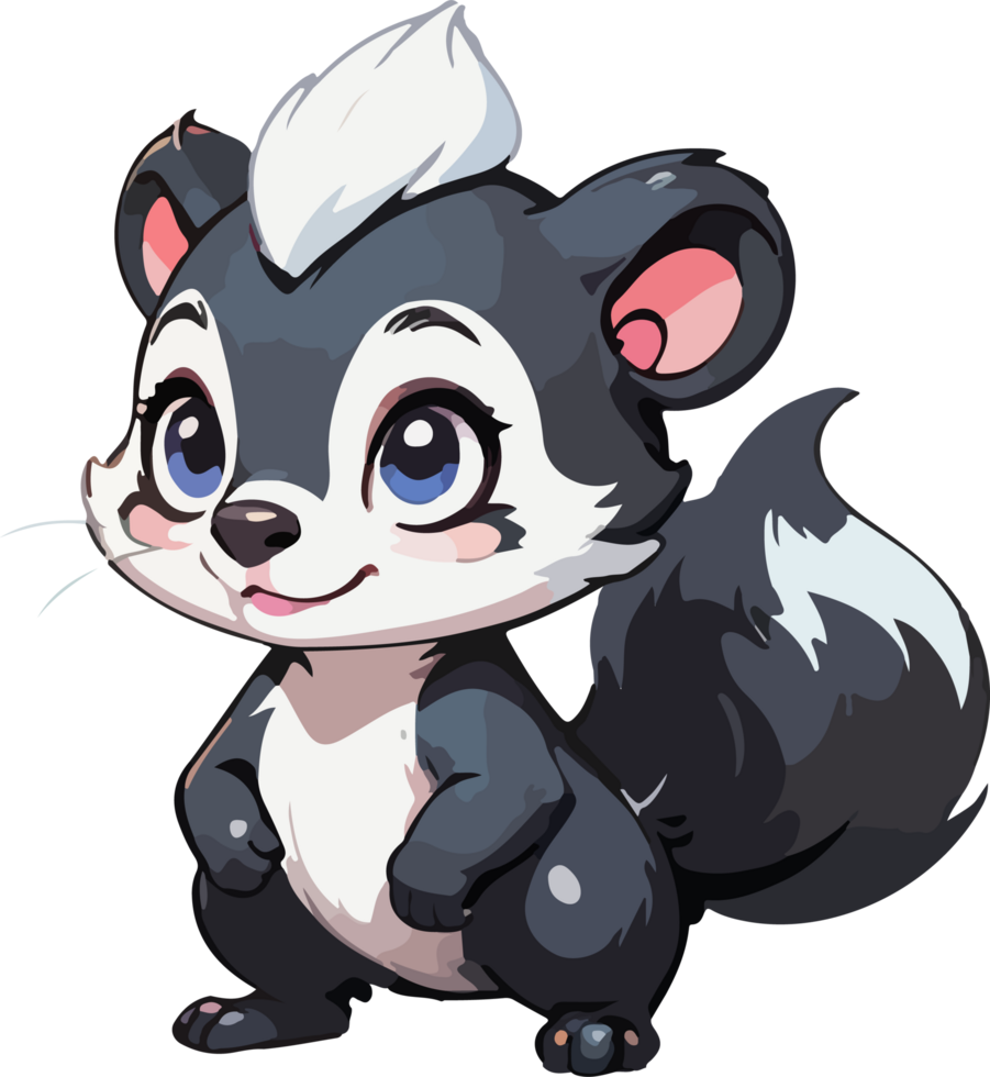 Skunk Animal Cartoon Image png