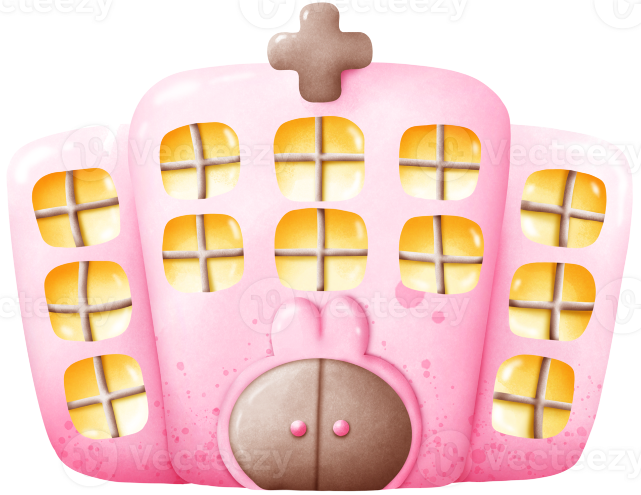 Pink newborn hospital png