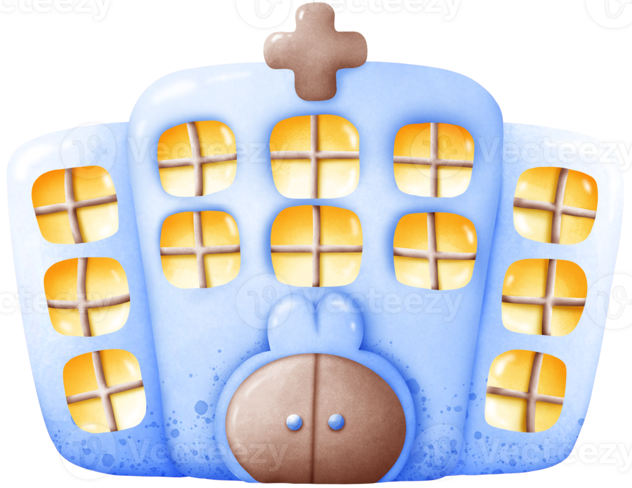 Blue newborn hospital png