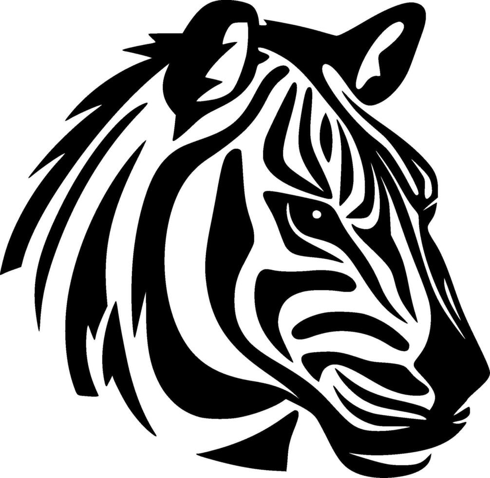 Animal - Black and White Isolated Icon - illustration vector