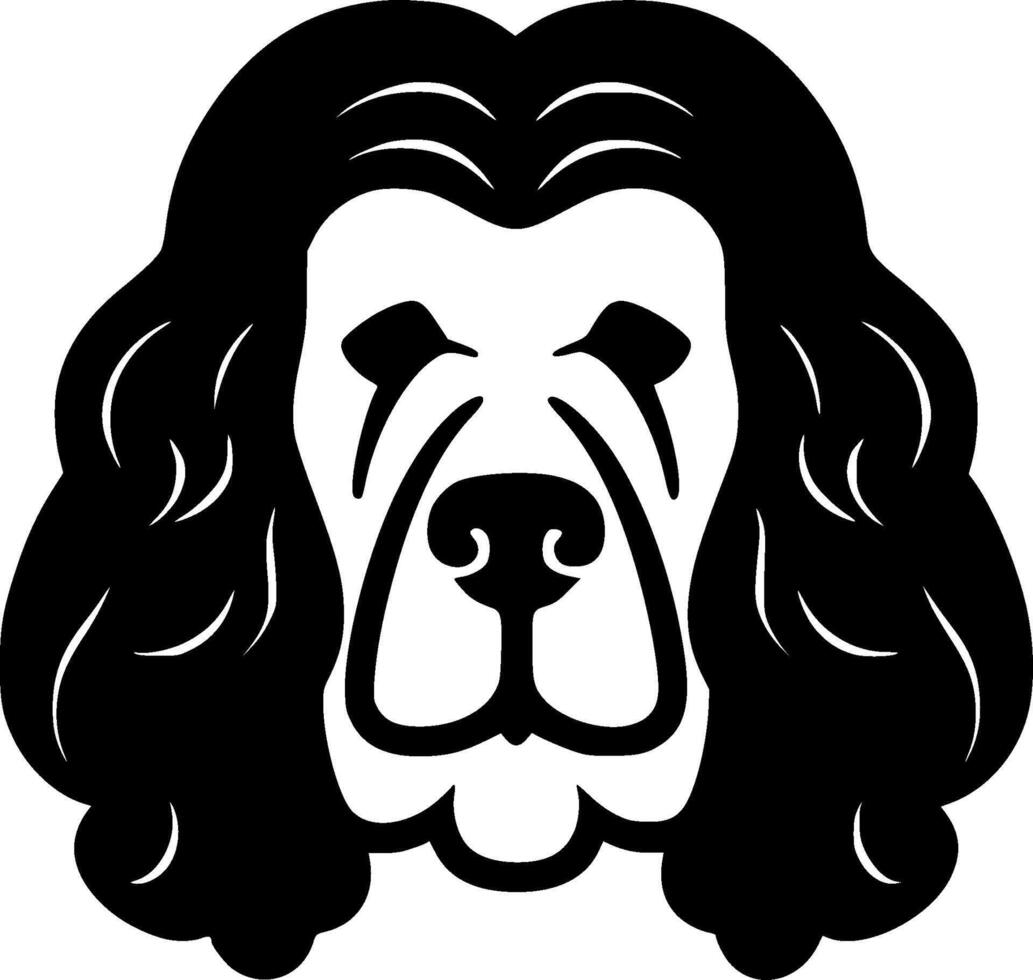 Poodle - Minimalist and Flat Logo - illustration vector