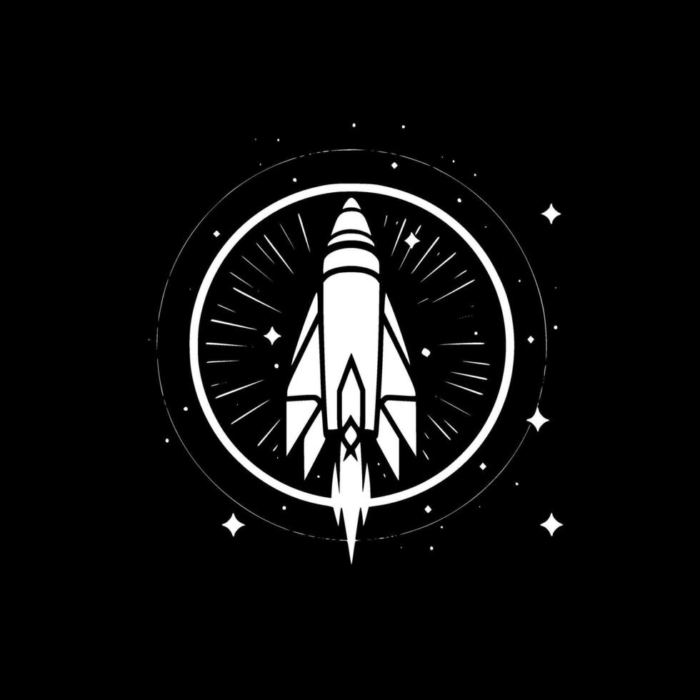 Space, Minimalist and Simple Silhouette - illustration vector