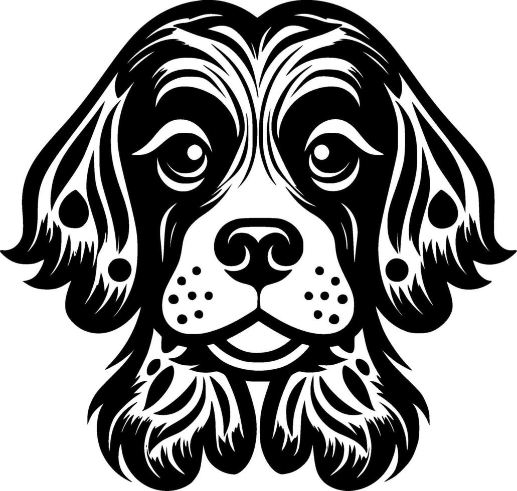 Puppy - Minimalist and Flat Logo - illustration vector