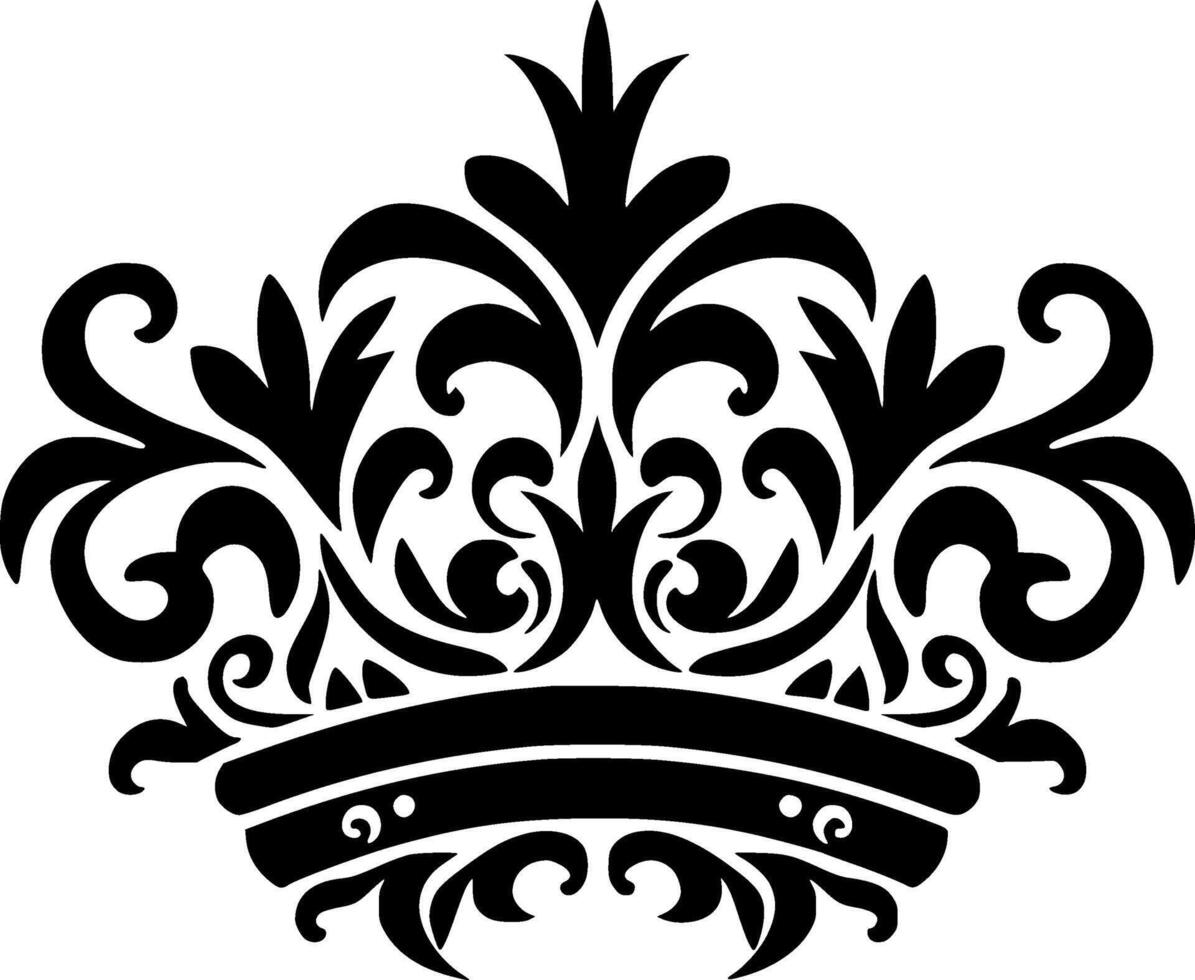 Crown - Minimalist and Flat Logo - illustration vector