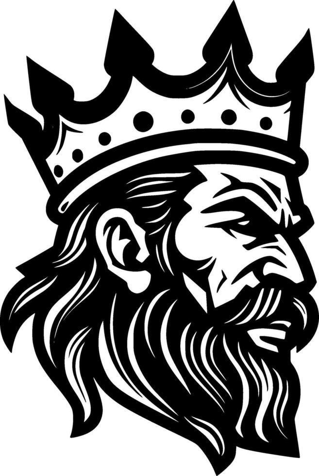 King - High Quality Logo - illustration ideal for T-shirt graphic vector