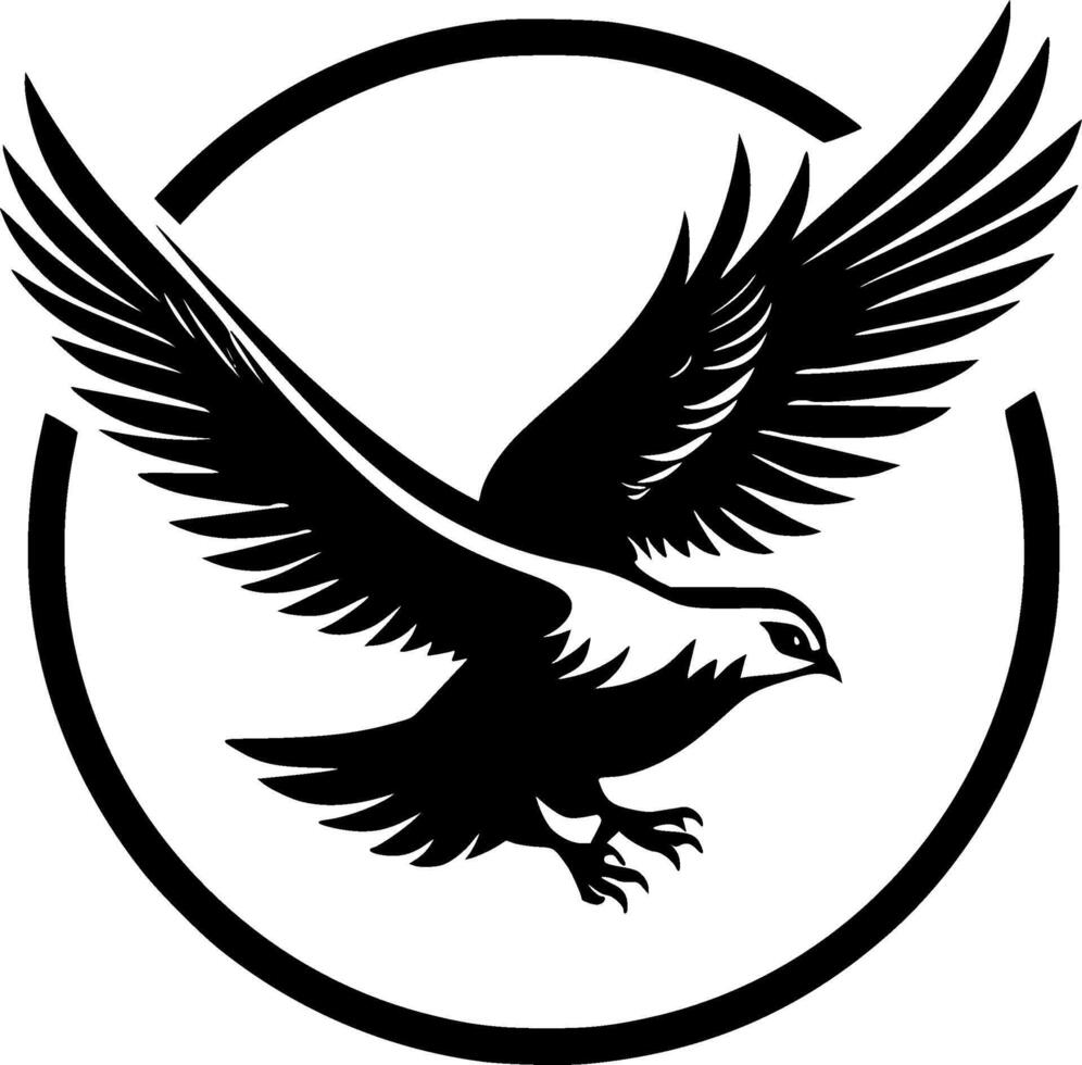 Pigeon - Minimalist and Flat Logo - illustration vector