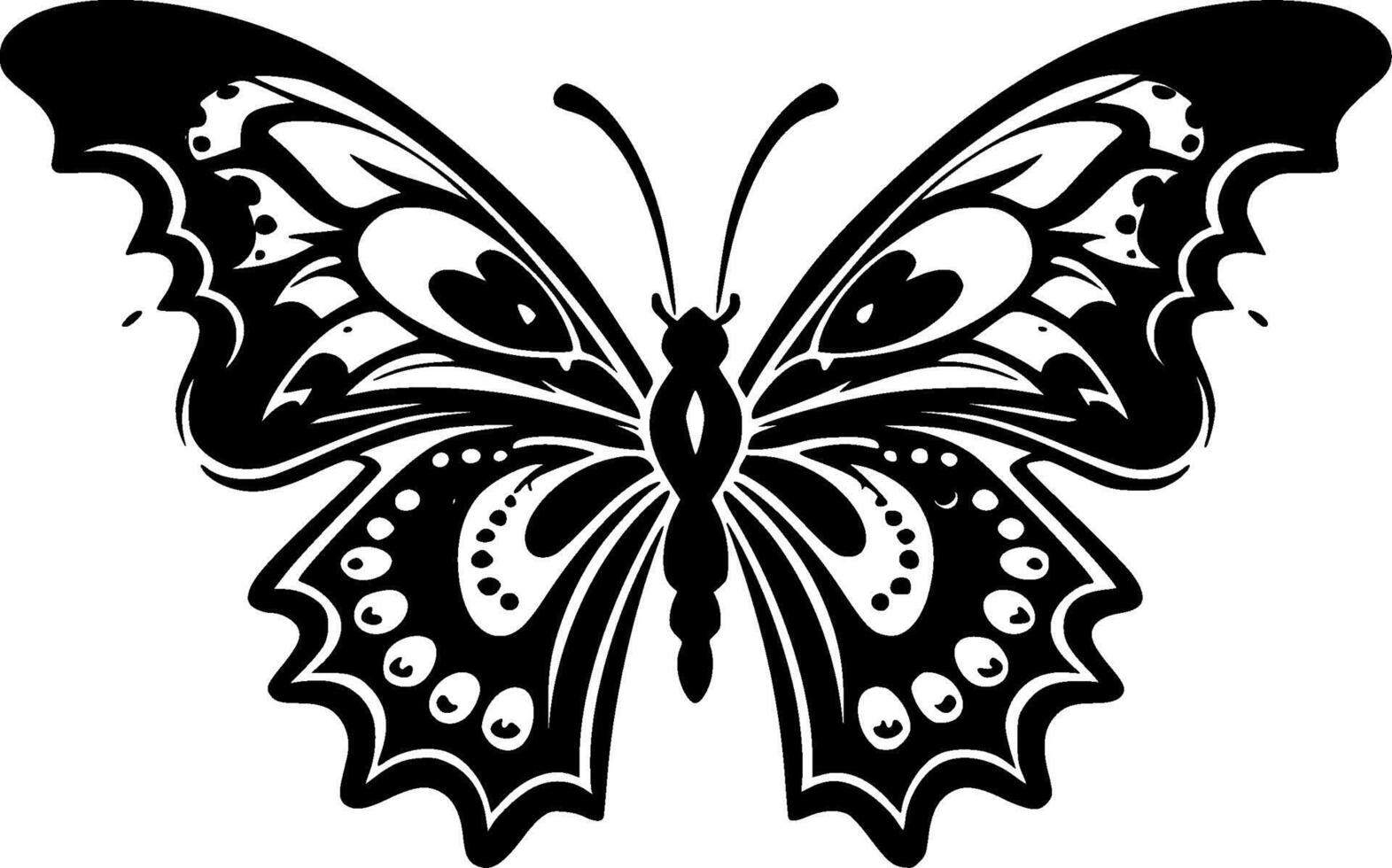 Butterfly - Minimalist and Flat Logo - illustration vector