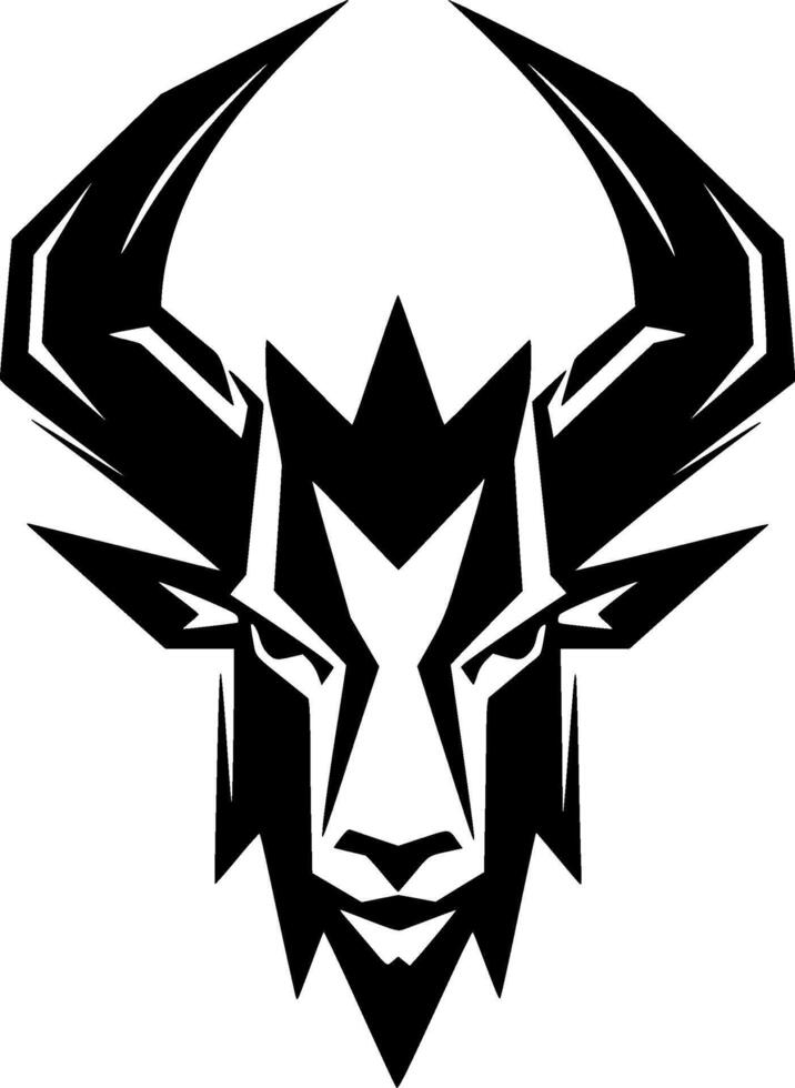 Goat - Minimalist and Flat Logo - illustration vector
