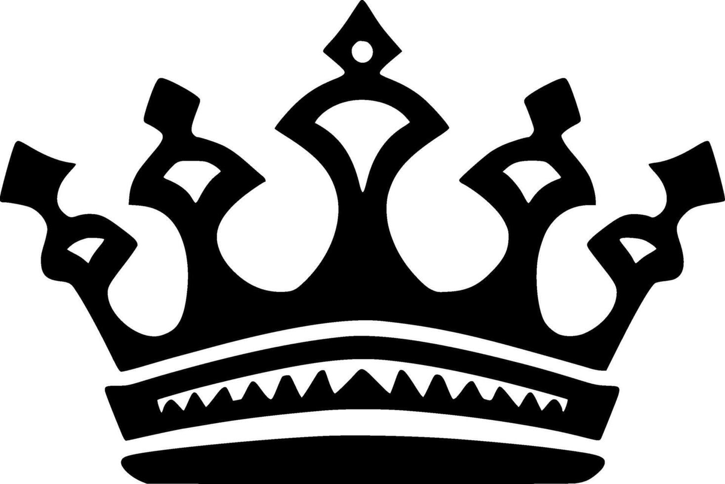 Crown - High Quality Logo - illustration ideal for T-shirt graphic vector