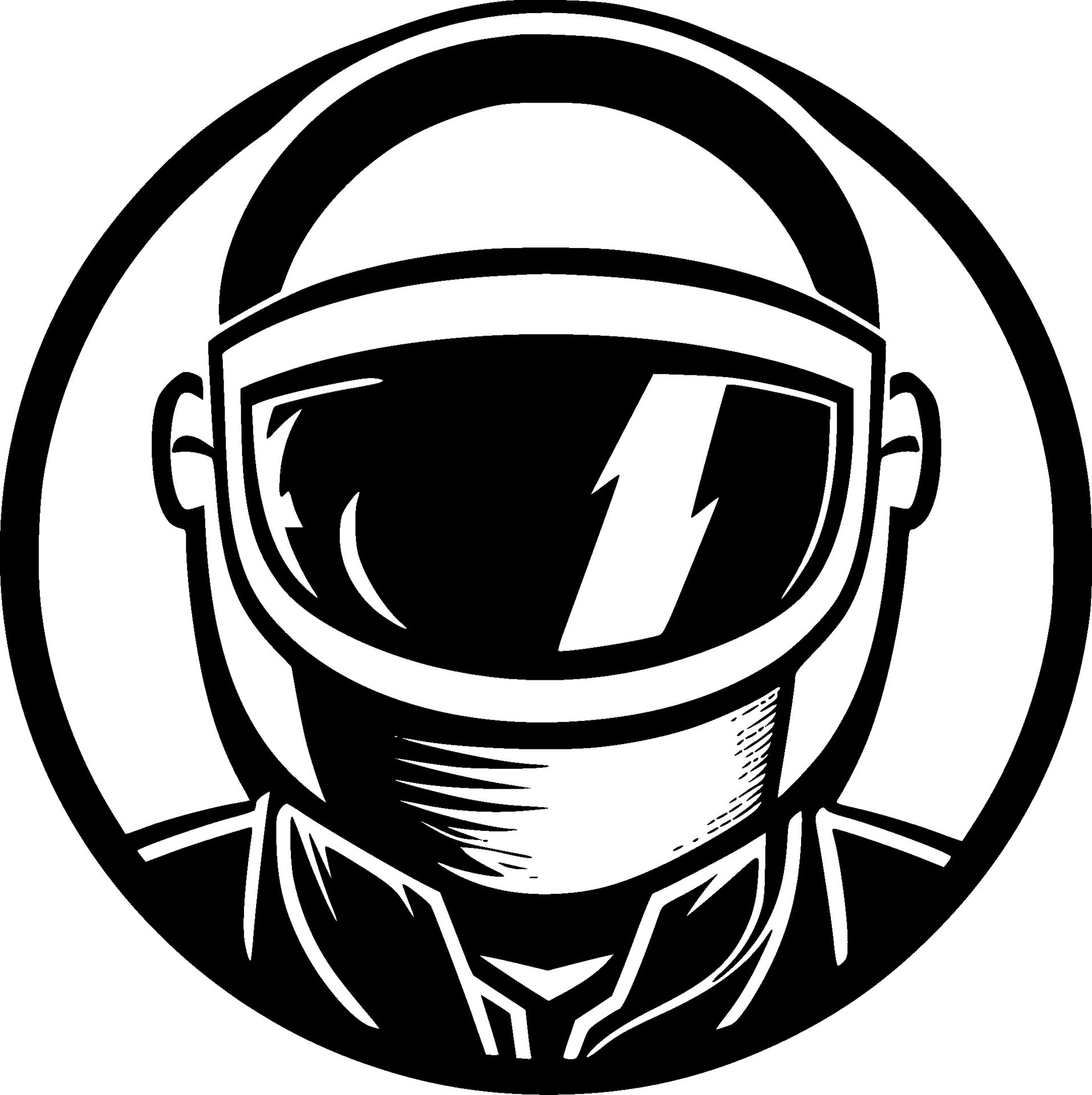 Racing - Black and White Isolated Icon - illustration 43277788 Vector