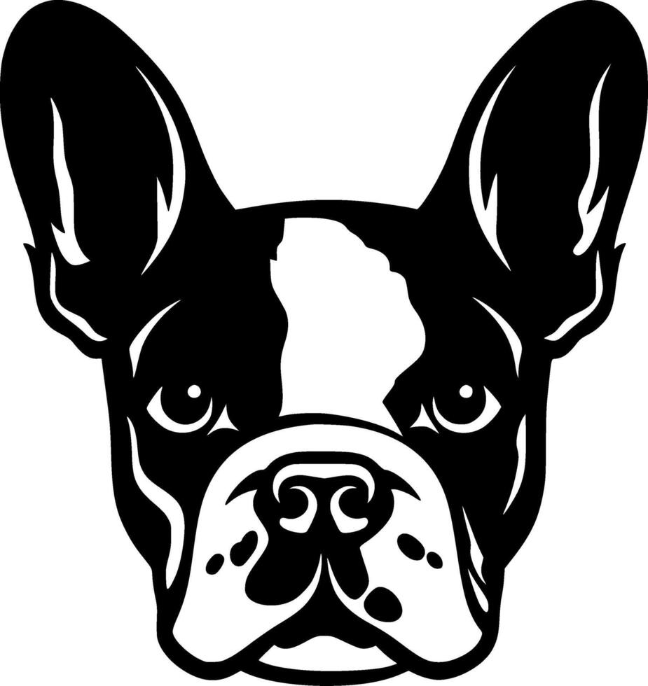 bostón terrier - alto calidad logo - ilustración ideal para camiseta gráfico vector