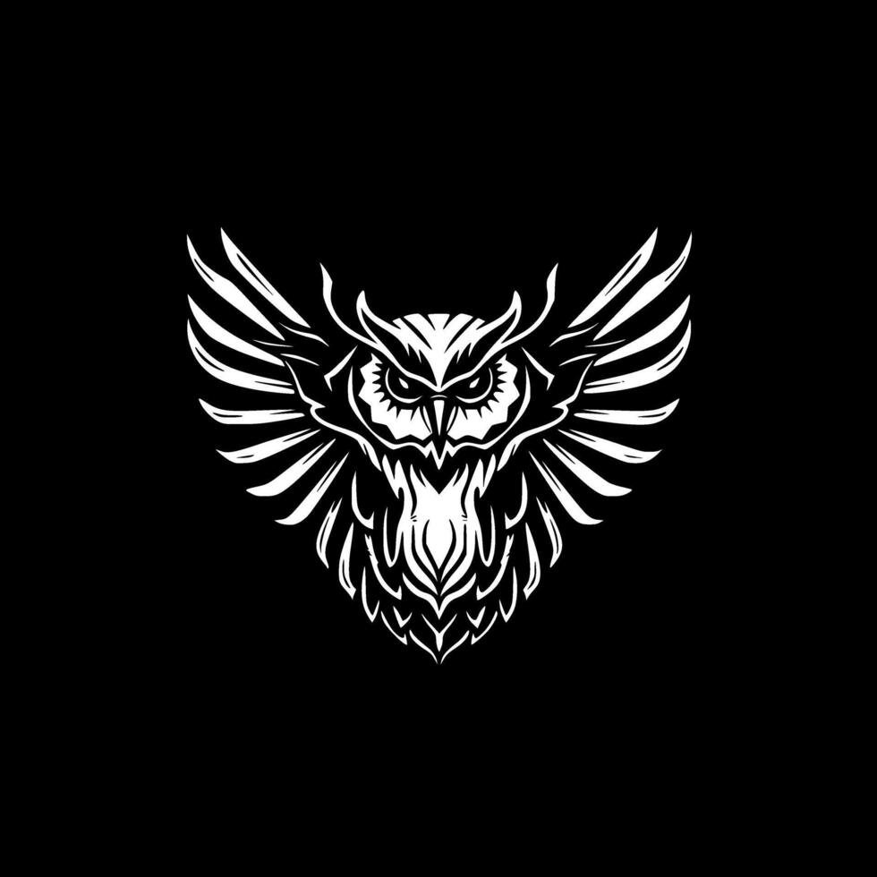 Owl - High Quality Logo - illustration ideal for T-shirt graphic vector