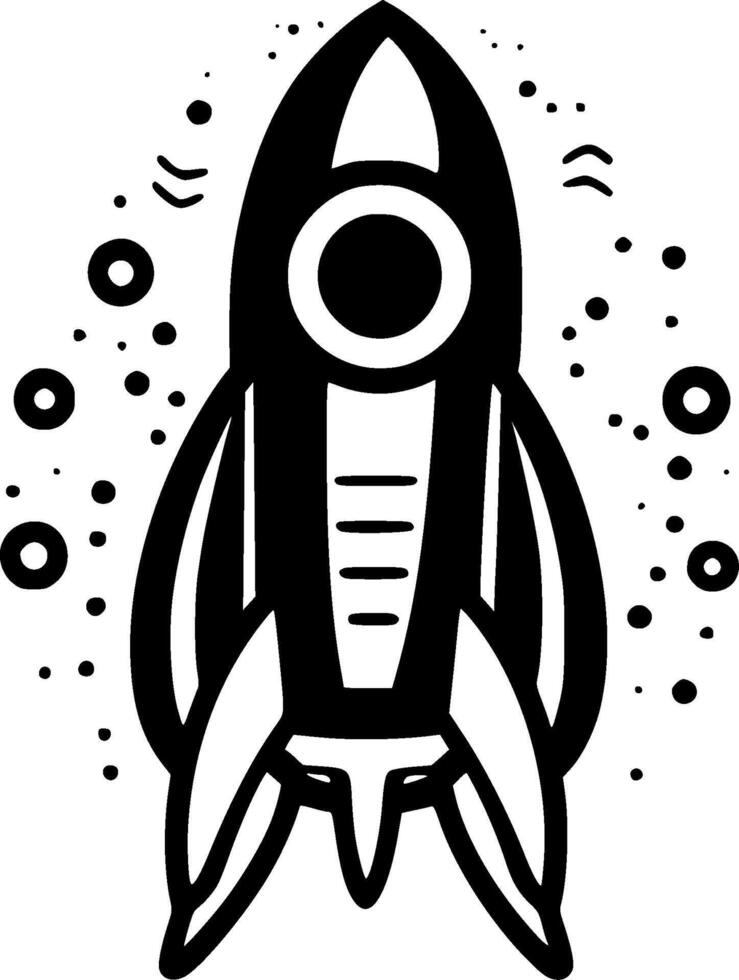 Rocket - High Quality Logo - illustration ideal for T-shirt graphic vector