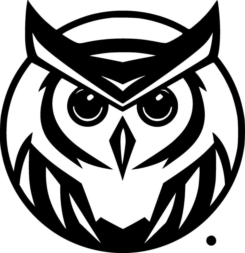 Owl - High Quality Logo - illustration ideal for T-shirt graphic vector