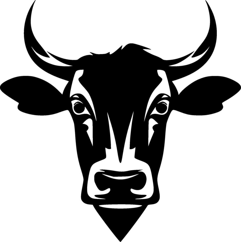 vaca - alto calidad logo - ilustración ideal para camiseta gráfico vector