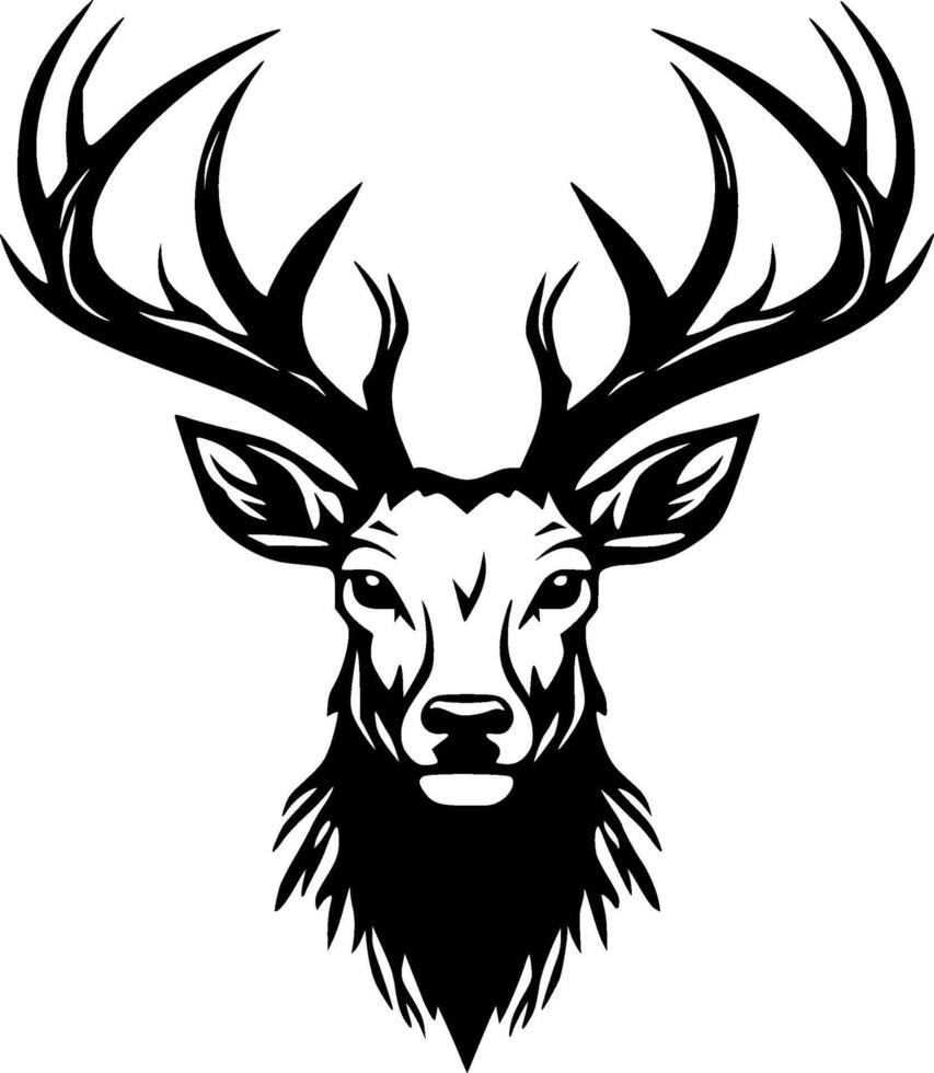 Elk - Minimalist and Flat Logo - illustration vector