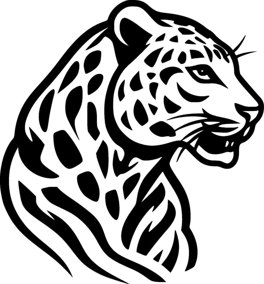 leopardo - alto calidad logo - ilustración ideal para camiseta gráfico vector