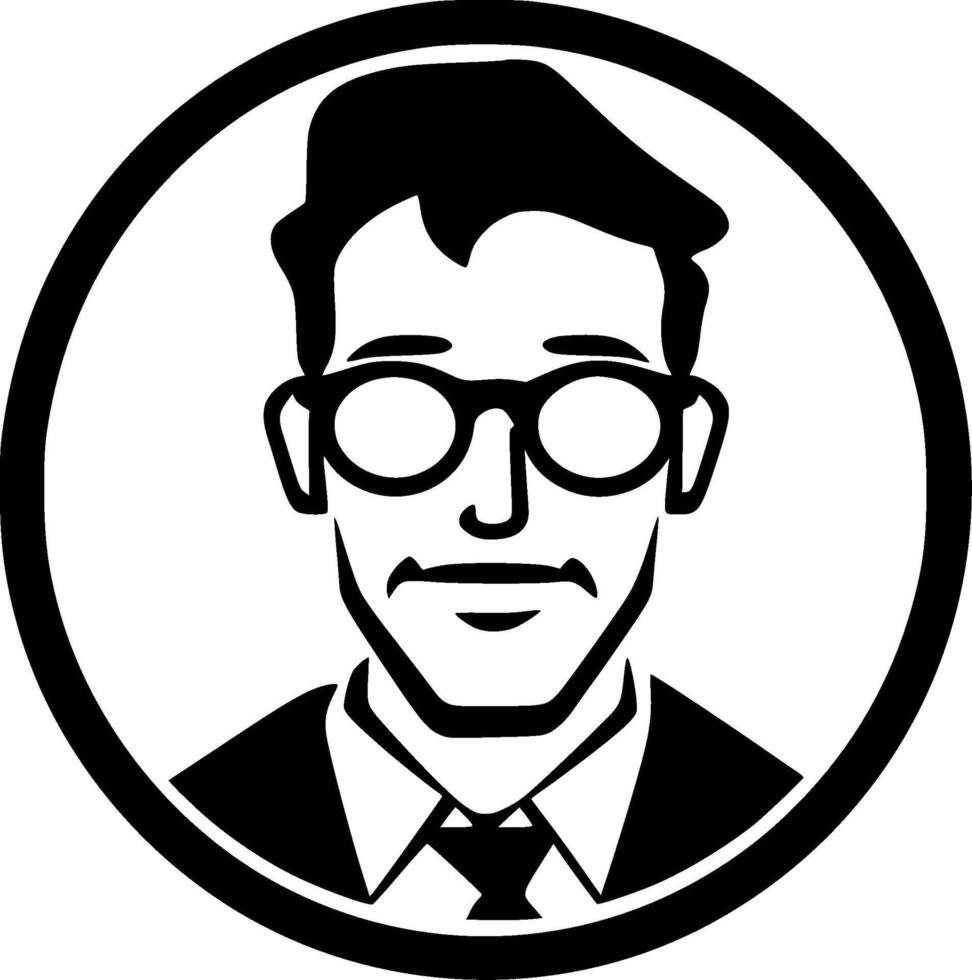 Teacher, Minimalist and Simple Silhouette - illustration vector