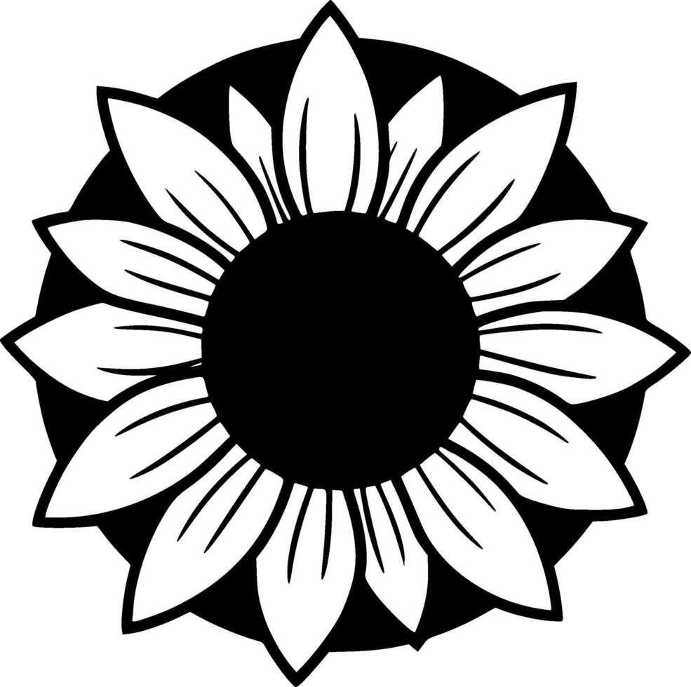 girasol - alto calidad logo - ilustración ideal para camiseta gráfico vector