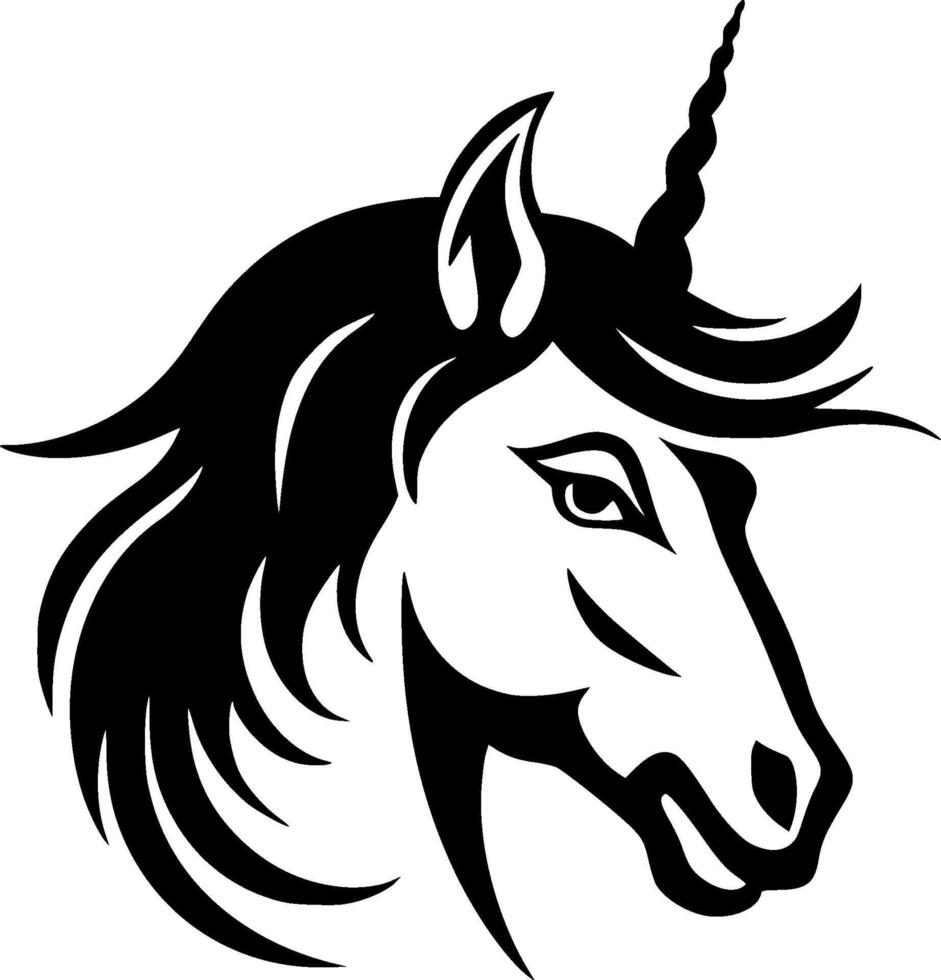 unicornio - alto calidad logo - ilustración ideal para camiseta gráfico vector