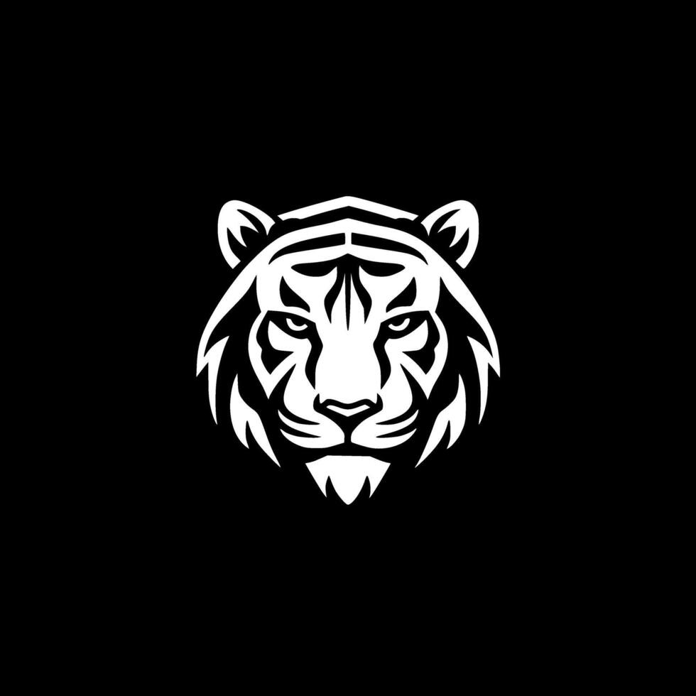 Tiger - Minimalist and Flat Logo - illustration vector