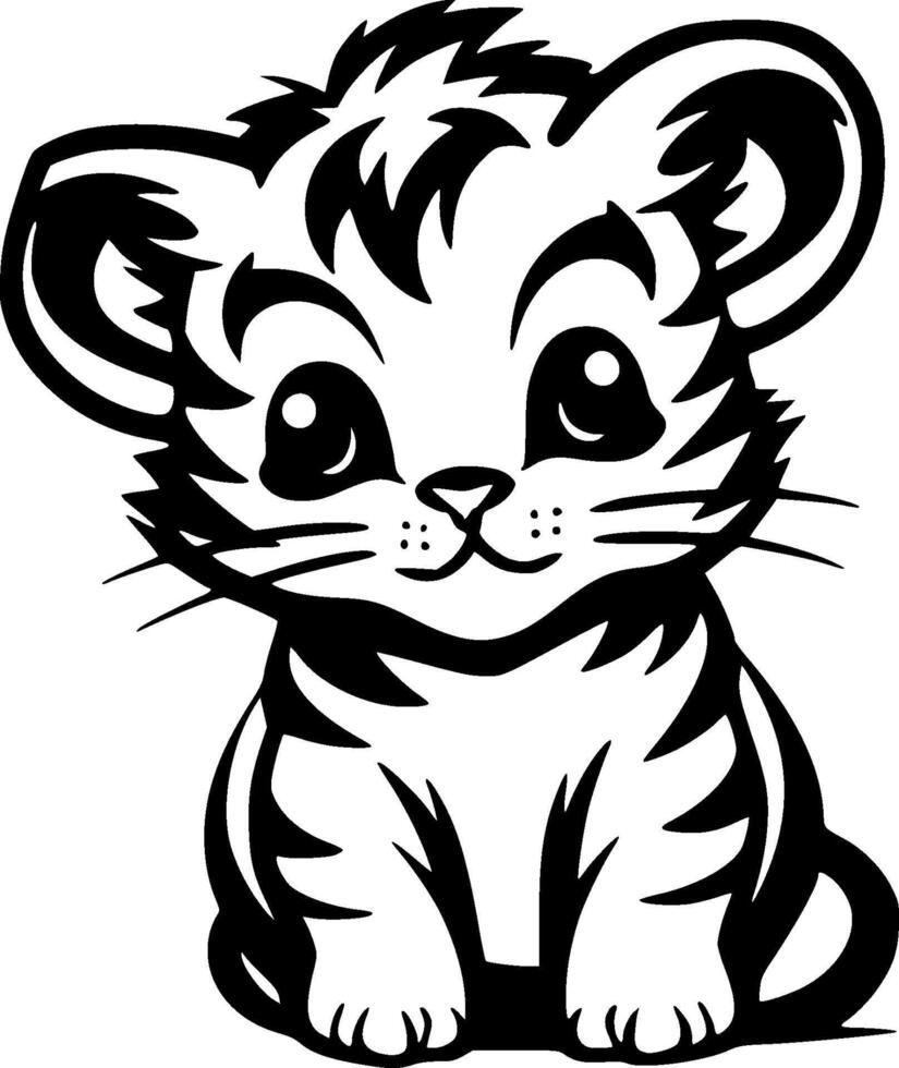 Tiger - High Quality Logo - illustration ideal for T-shirt graphic vector