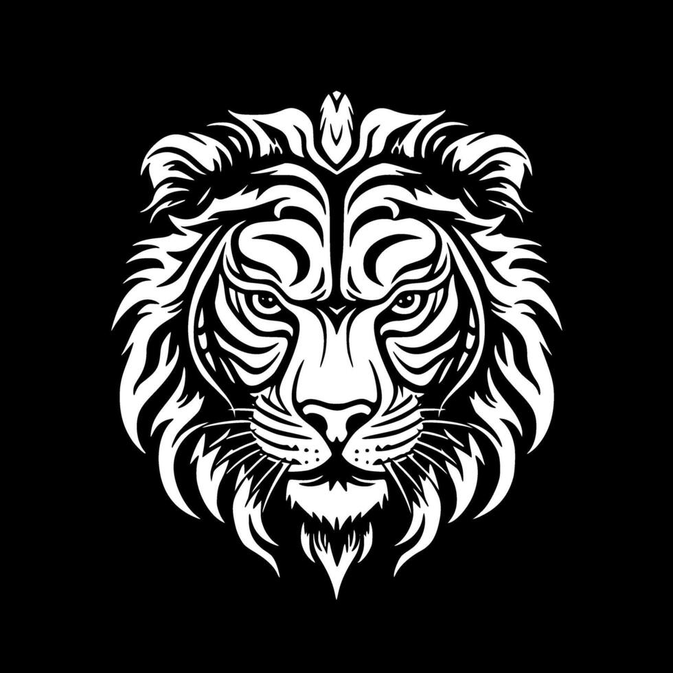 Tiger - Minimalist and Flat Logo - illustration vector