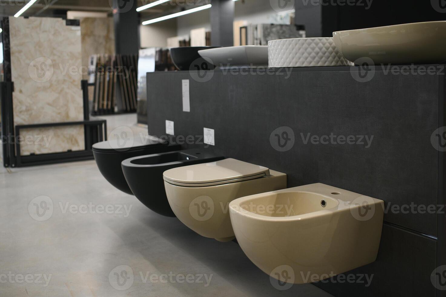inside interior in shop showroom of elite plumbing photo