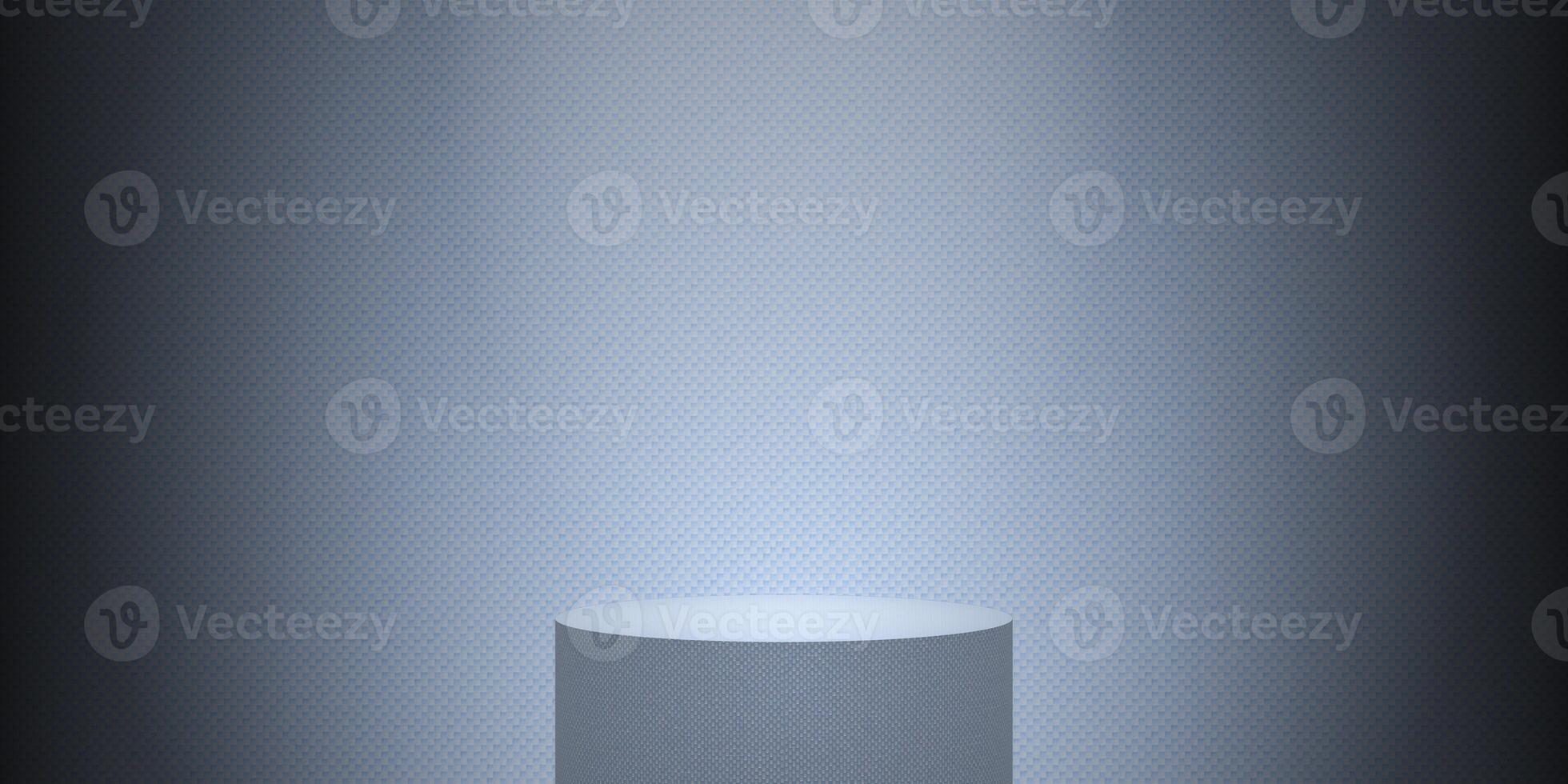 empty cylinder podium with background photo