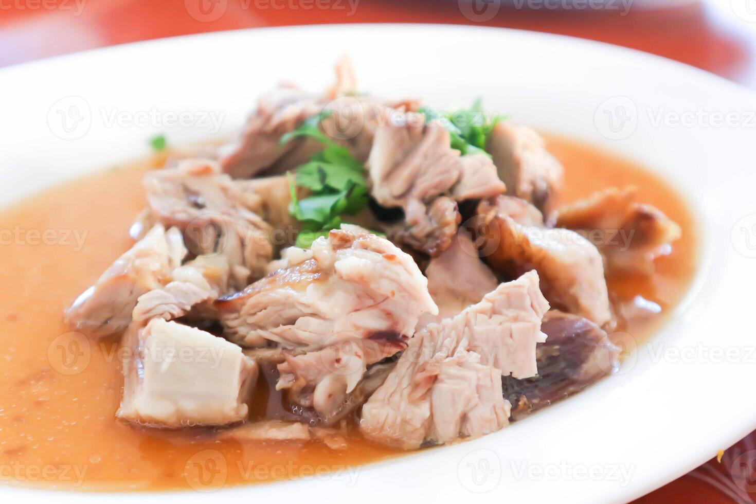 stew, pork stewed or stew pork photo