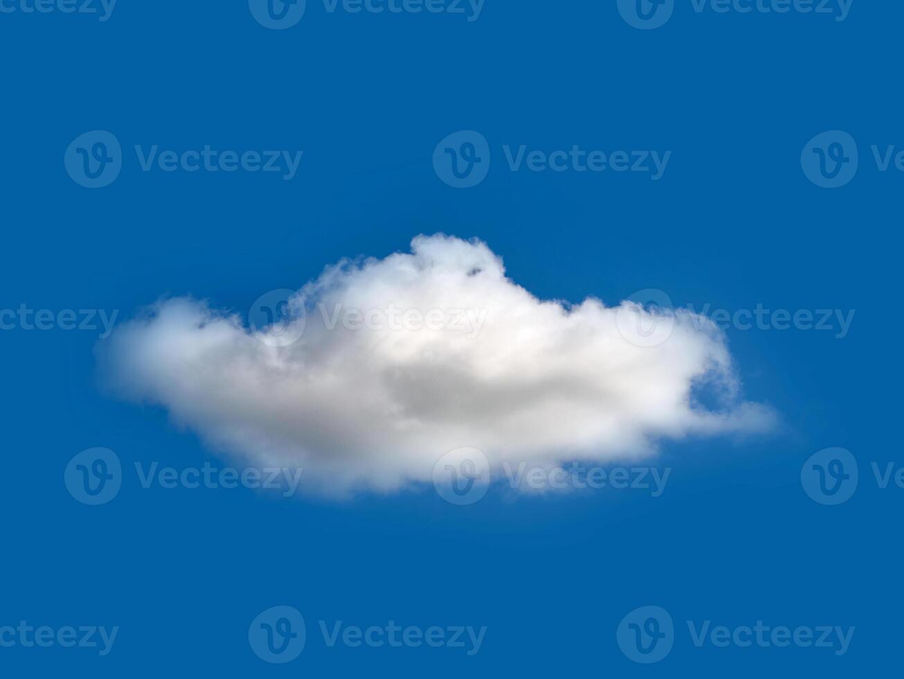 Cumulus clouds in the sky. Fluffy cloud shapes photo