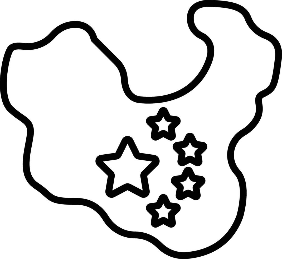 China Map outline illustration vector
