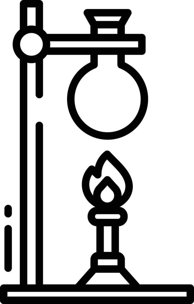 chemistry outline illustration vector