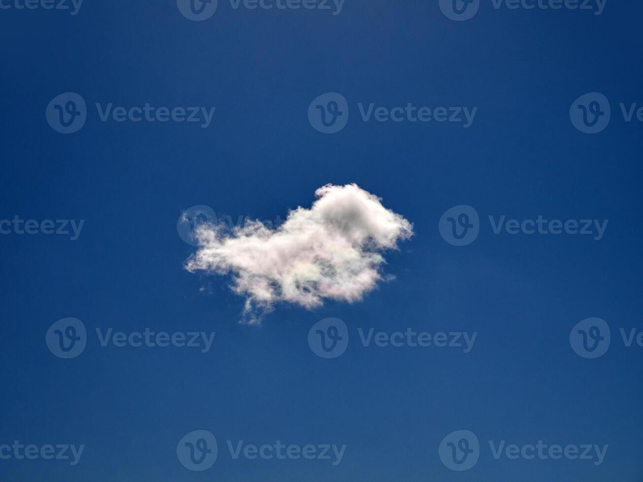 White fluffy clouds in the sky background. Cumulus clouds photo