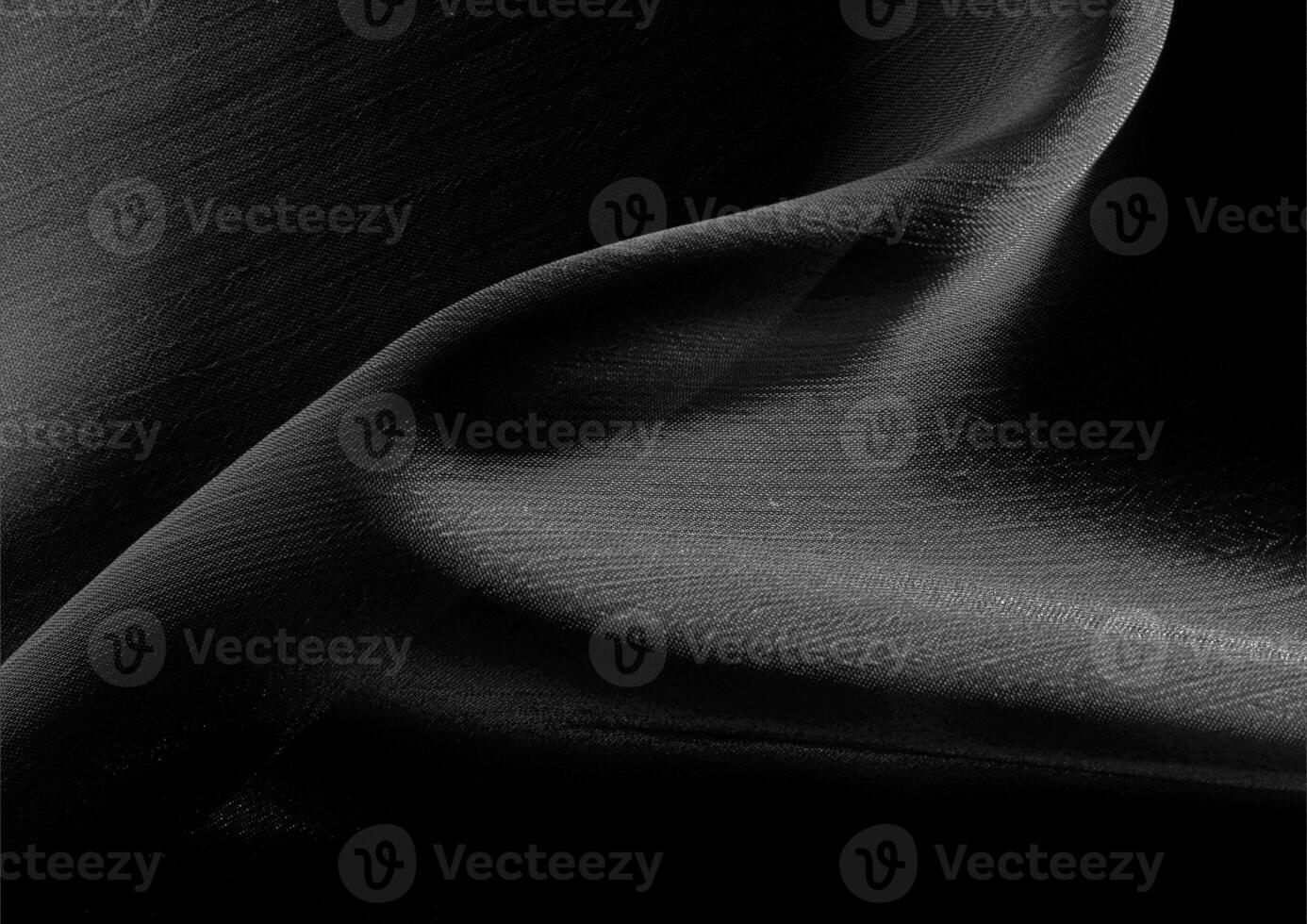 Black and white cloth pattern close view, textile material background photo