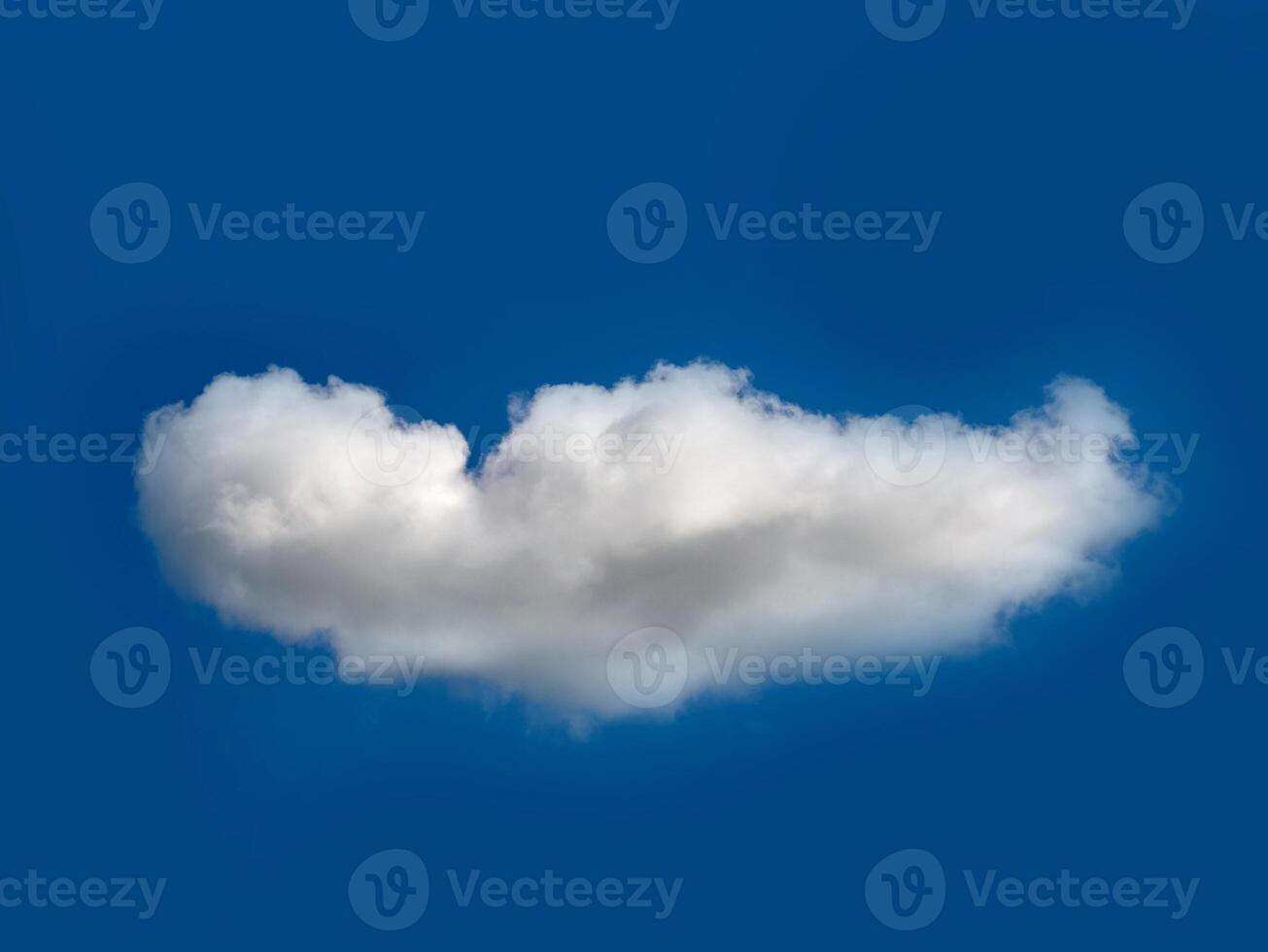 Cumulus clouds in the sky. Fluffy cloud shapes photo