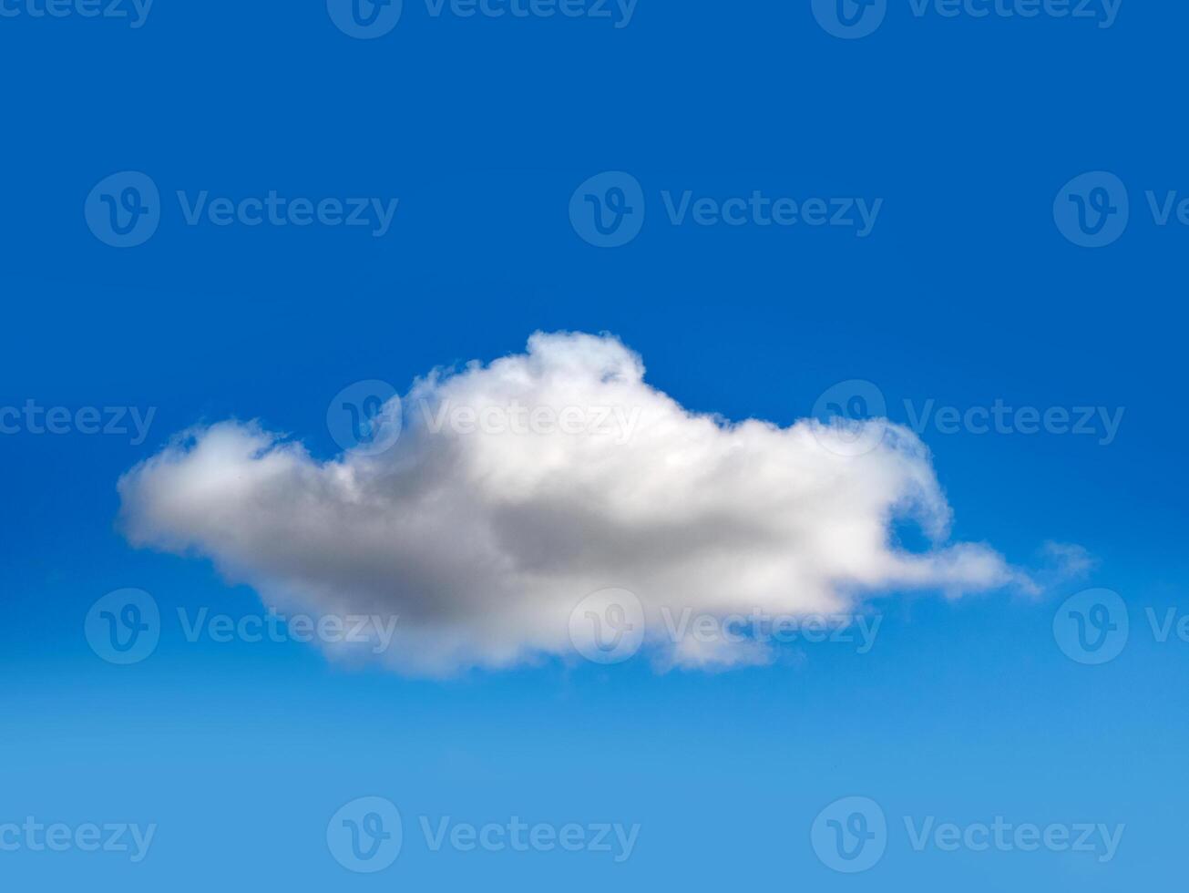 Cumulus clouds in the sky. Fluffy cloud shapes photo