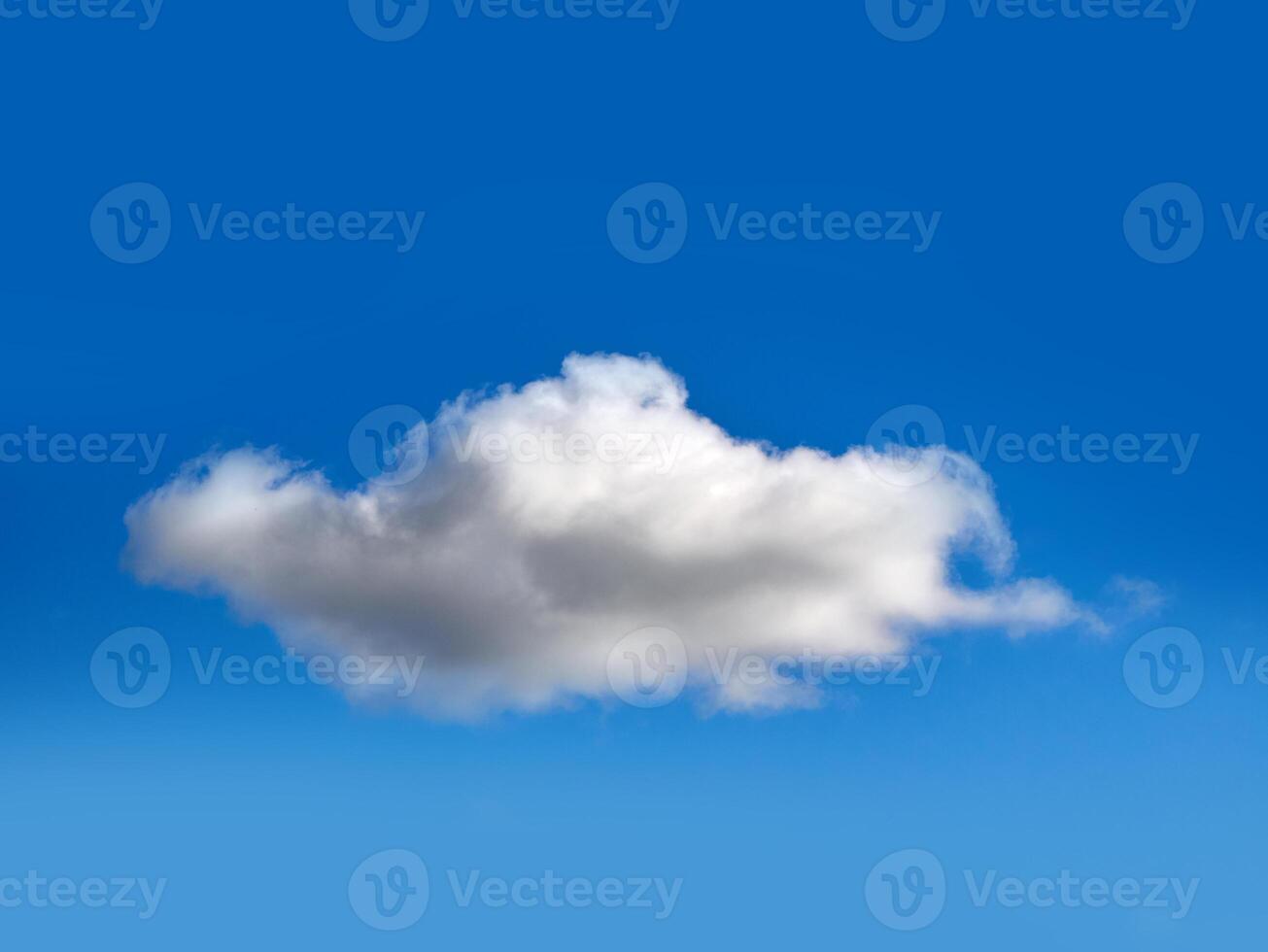 White fluffy clouds in the sky background. Cumulus clouds photo