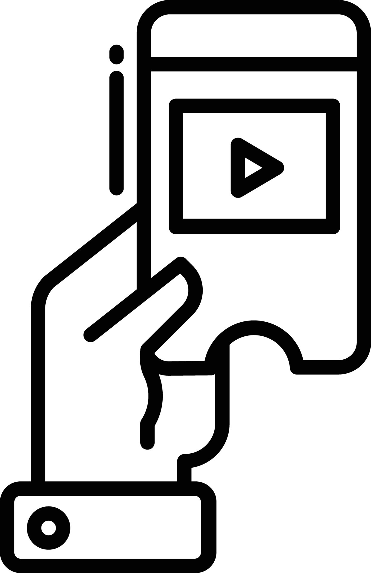 Moive Ticket outline illustration 43286287 Vector Art at Vecteezy