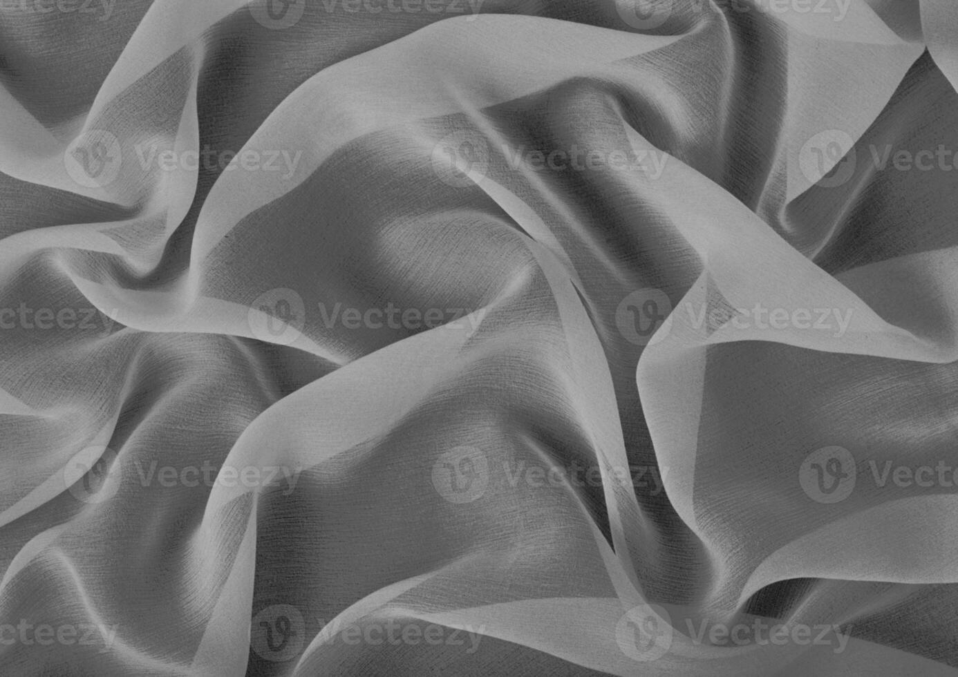 Black and white cloth pattern close view, textile material background photo