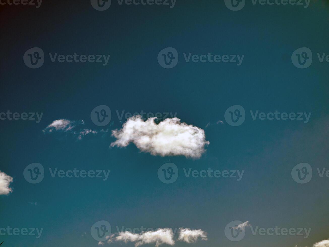 Summer clouds in the sky background photo