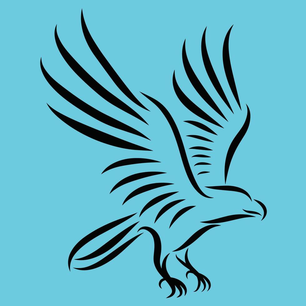 Flying Hawk Logo vector