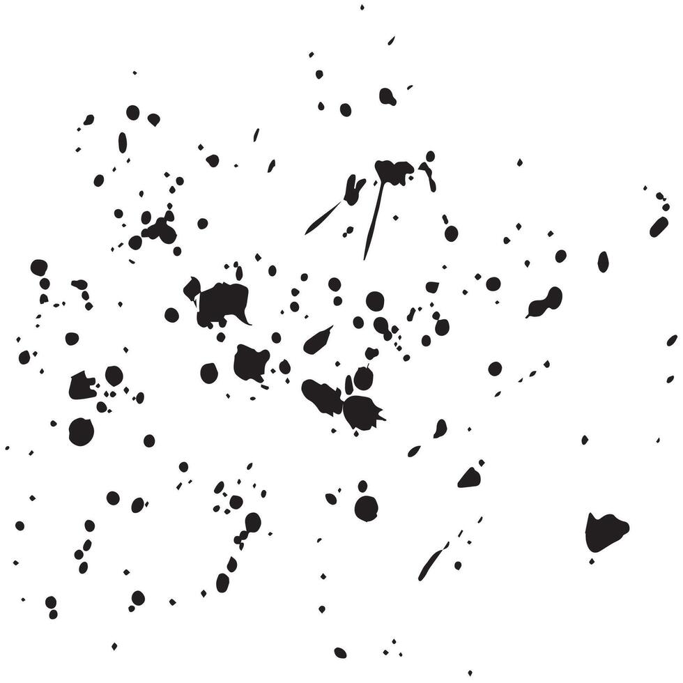 Black Paint Splash Grunge Background Texture Ink Brush vector